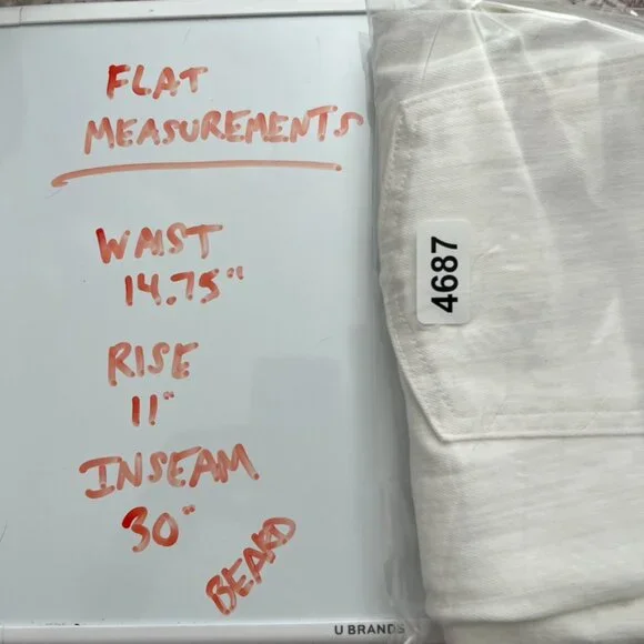 Veronica Beard Beverly White Jeans sz 29 - Picture 8 of 8